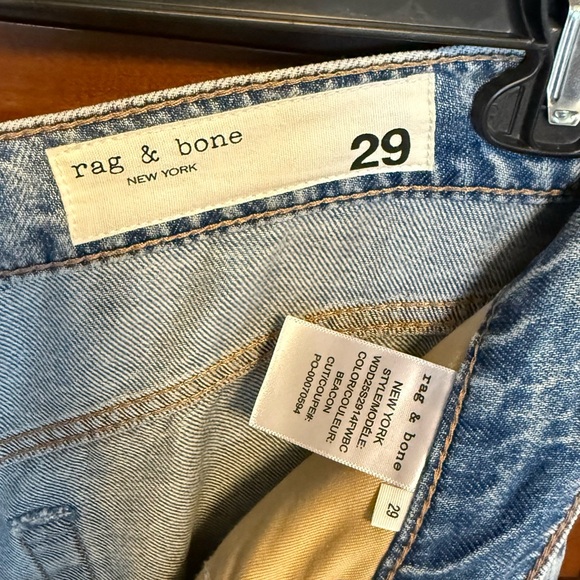 rag & bone Featherweight Andi High Waist. Beacon color - Picture 6 of 6